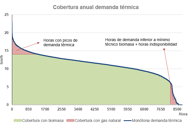 generación térmica con biomasa