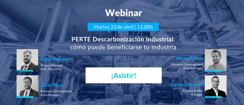 Webinar "PERTE Descarbonización Industrial: Cómo puede beneficiarse tu industria"
