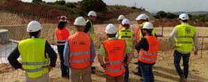 Visita del alcalde de Los Barrios a los parques éolicos Cerro Cabello y El Patrón