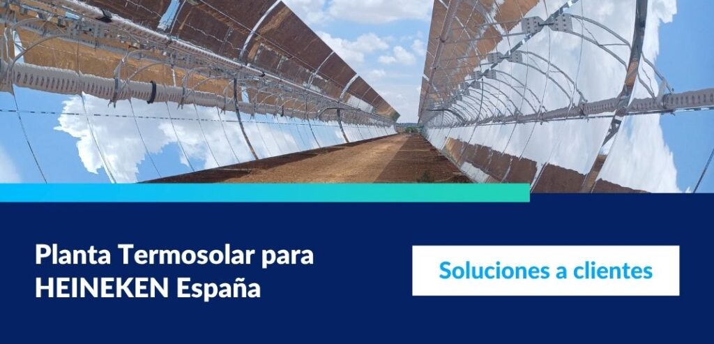 ENGIE España ha desarrollado una planta termosolar de concentración para suministrar energía térmica renovable en forma de agua sobrecalentada a la fábrica de cerveza de HEINEKEN España en Sevilla.