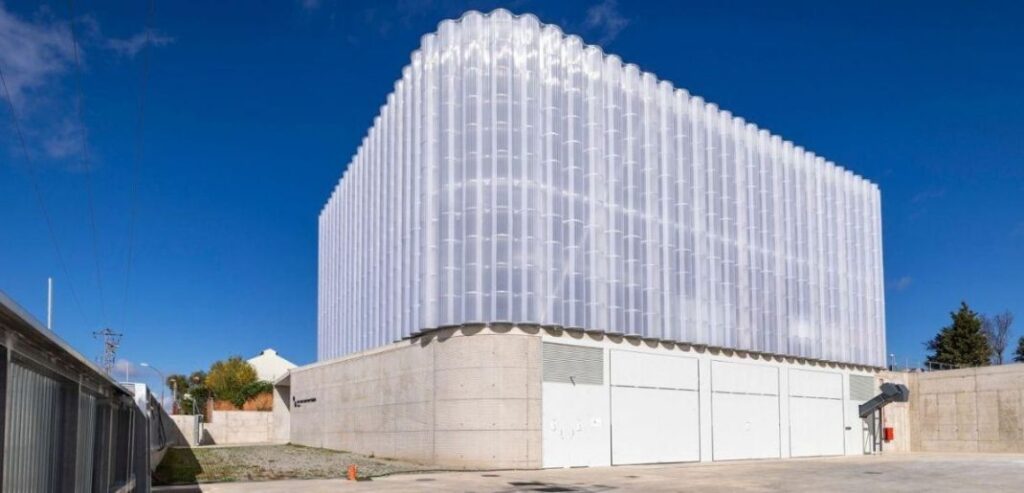 red de calor con biomasa