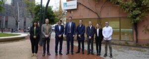 La red urbana de climatización de Districlima en Barcelona recibe la visita del ministro de Economía, PYMES, Energía y Turismo de Luxemburgo